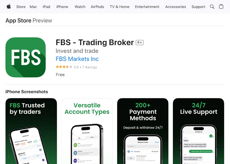 Download FBS Mobile App on App Store