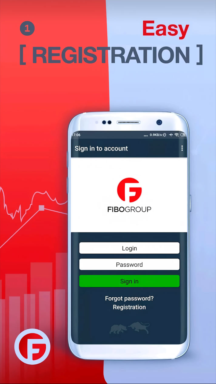 FIBOGroup App-Easy registration