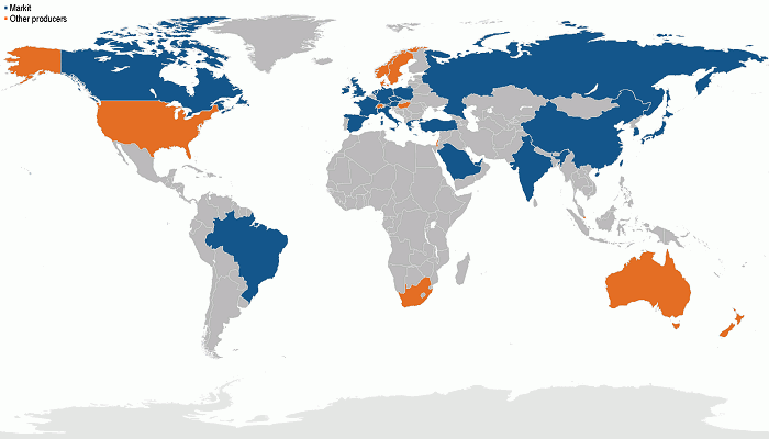 markit economics map