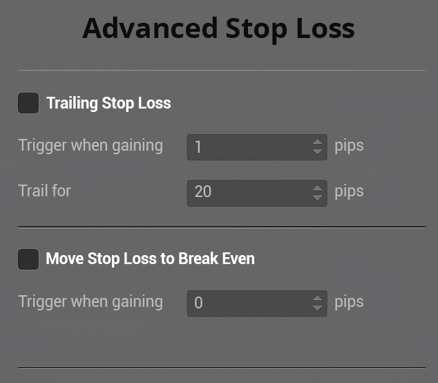 ctrader advanced stop loss