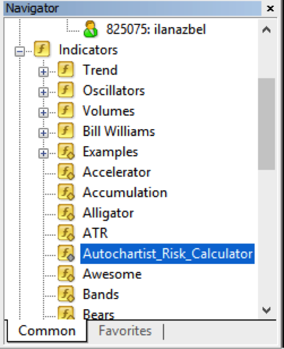 Autochartist Risk Calculator - 1