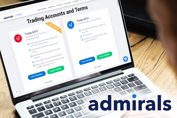 Admiral Markets Account Types
