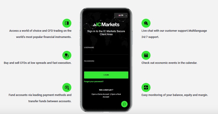 IC Markets Mobile App