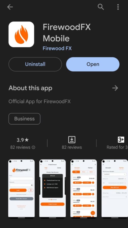 FirewoodFX Mobile App