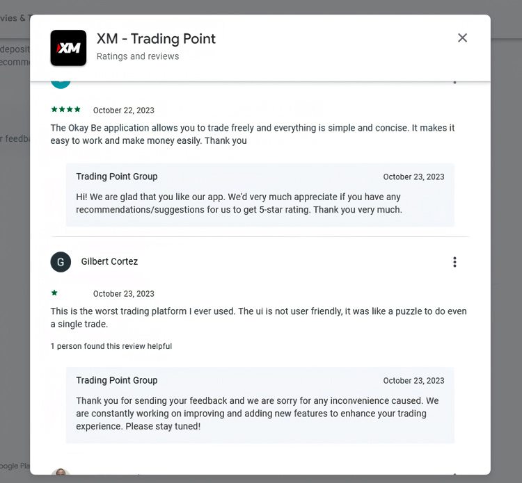 XM App Review