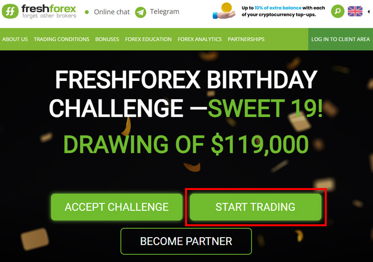FreshForex Register 1