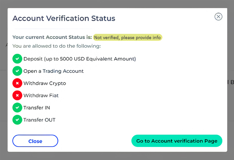 Verify Account FXGT 3