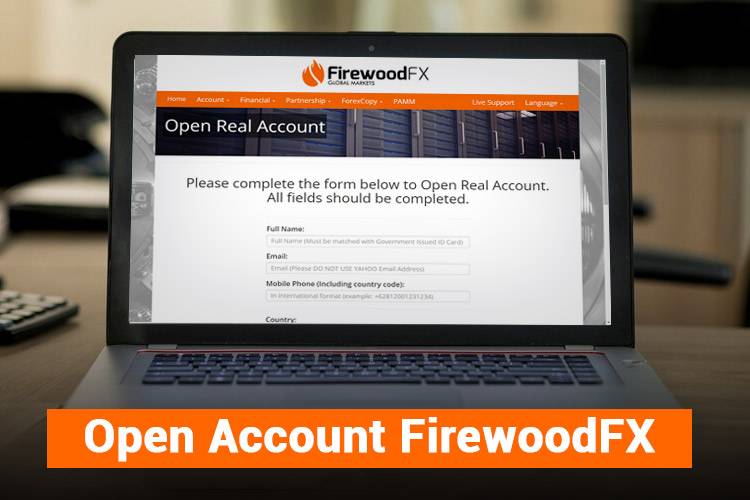 Open Account FirewoodFX