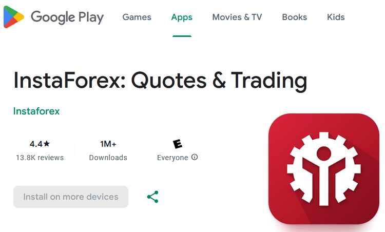 InstaForex Trading App