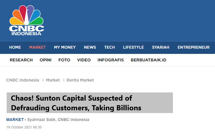 Sunton Capital News on CNBC Indonesia